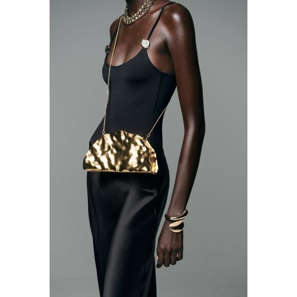 ZARA METALLIC RIGID MINAUDIÈRE - Picture 2 of 6